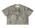 Luxe Cheeta Print Cropped Tee